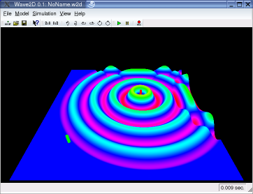 Wave2D screenshot